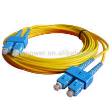 SC cabo de remendo, sc para sc cabo de remendo da fibra óptica do apc / pc / upc com 2.0mm 3.0mm